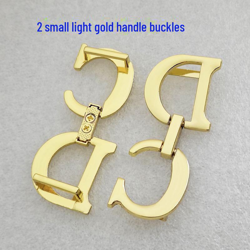 D-Shaped Pendant Buckle Spring Rod Handle Set for Saddle Bags