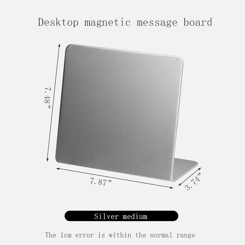 Message Board-Black-To do List Planner for Daily Inspiration,Easy Write & Wipe Surface with Magnetic Adsorption for Home.