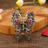 1Pcs Vintage Butterfly Flower Hair Claw Clip for Women, Medium Size Simple Back Head Shark Hair Accessory