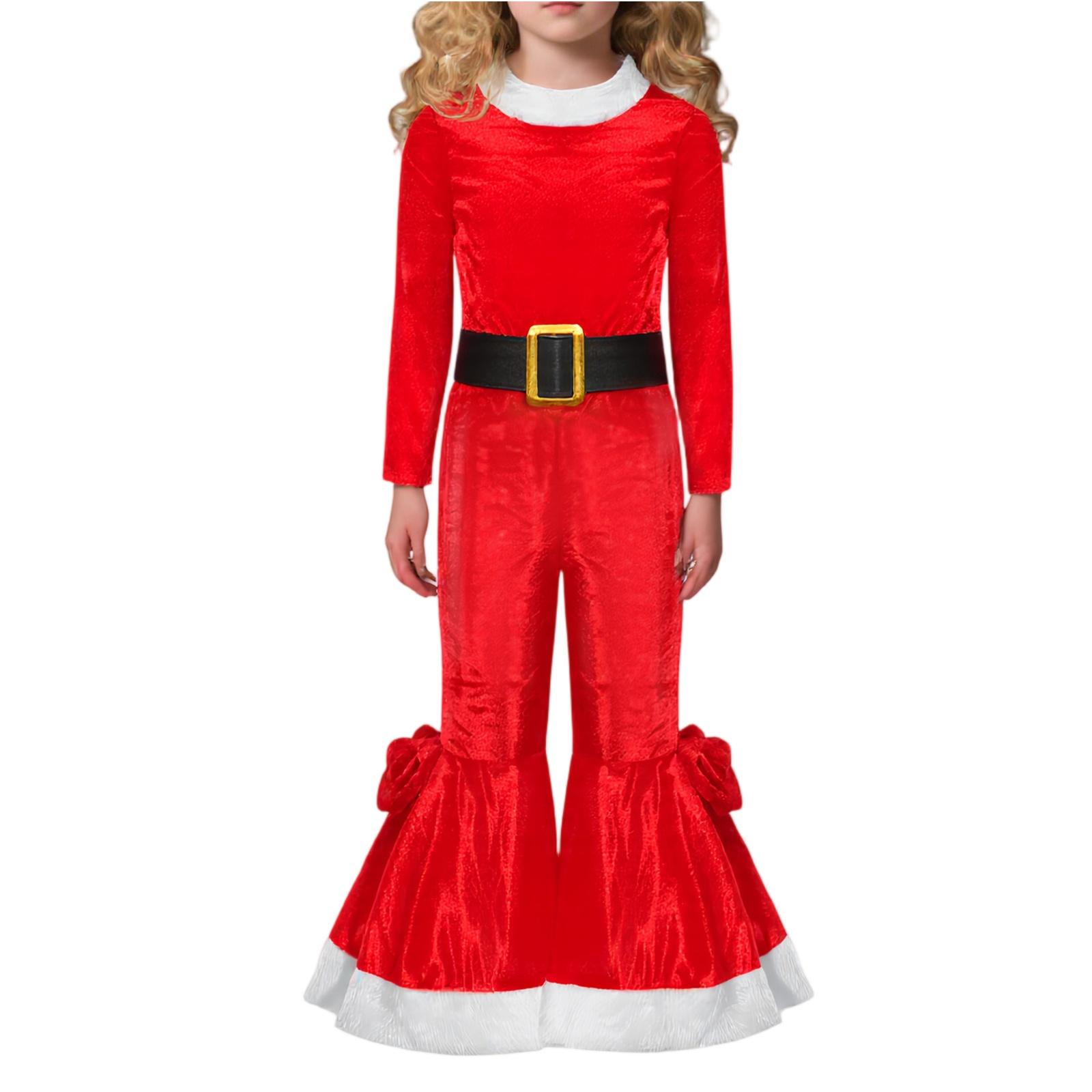 

Детские рождественские костюмы, Праздничные костюмы для выступлений в рождественской тематике XL красный