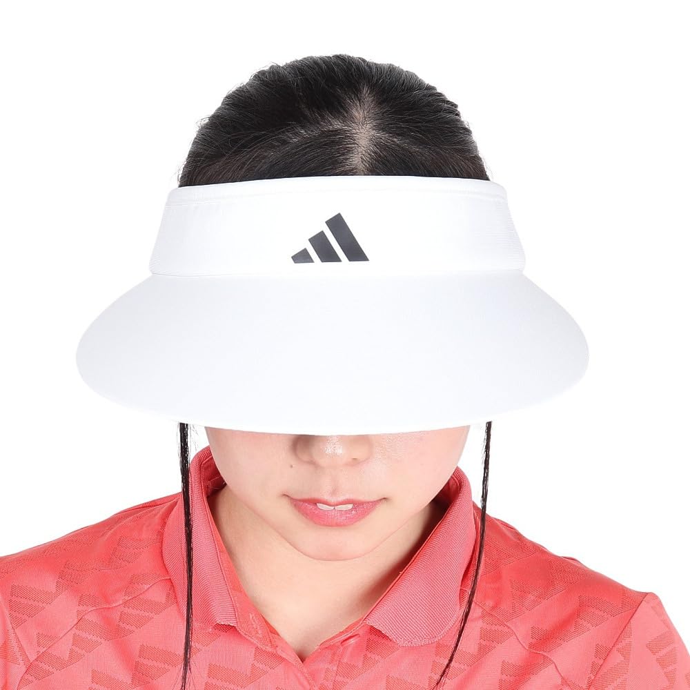 Adidas Golf Wide Brim Visor Golf White Cap, Women's,