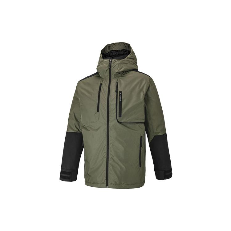 Мужская пуховая куртка Adidas Темно-оливковая HE3689 L
