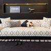 Retro Wind Chenille Sofa Cushion Four Seasons Universal Non-Slip Sofa Cover  New Straight Row Seat Cushion Cover