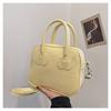 2024 Summer New Korean Fashion Handheld Small Square Bag Women's Commuter Small Bag Simple Single Shoulder Crossbody Bag