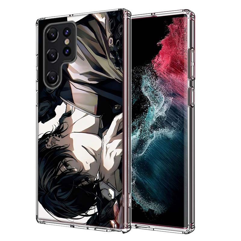 Chainsaw Man Yoshida Capa Phone Case For Samsung S26 Ultra S25 Edge Galaxy S23 S21 S20 S24 FE S22 S10 Plus Cover Clear TPU Shell