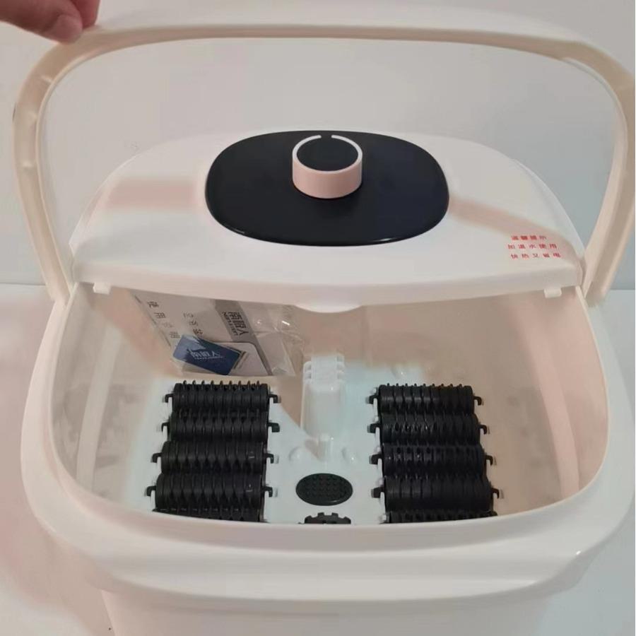 "Antarctic Electric Foot Bath Massager: Automatic Heating & Massage Souvenir Gift"