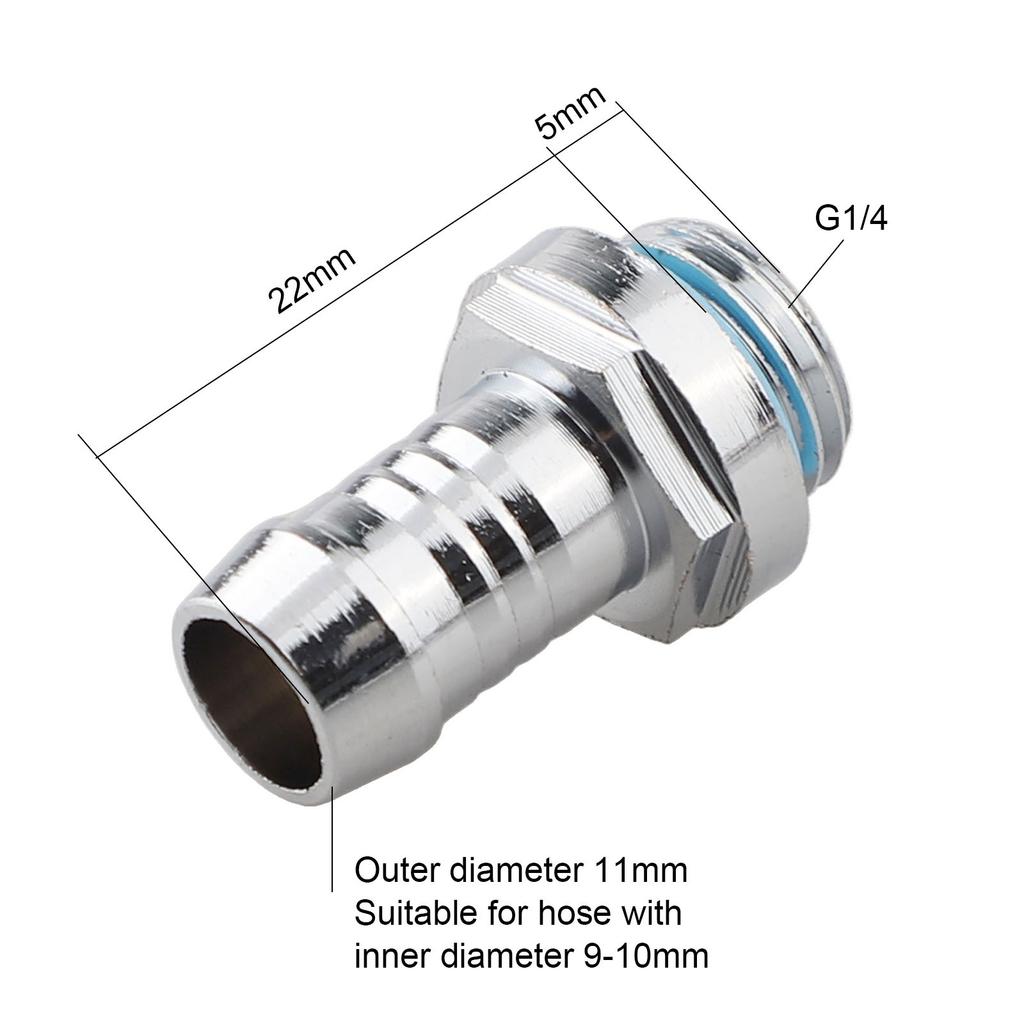 Hose Pagoda 4/6/7.2/9/11/14mm Brass Fitting G1/4 Thread