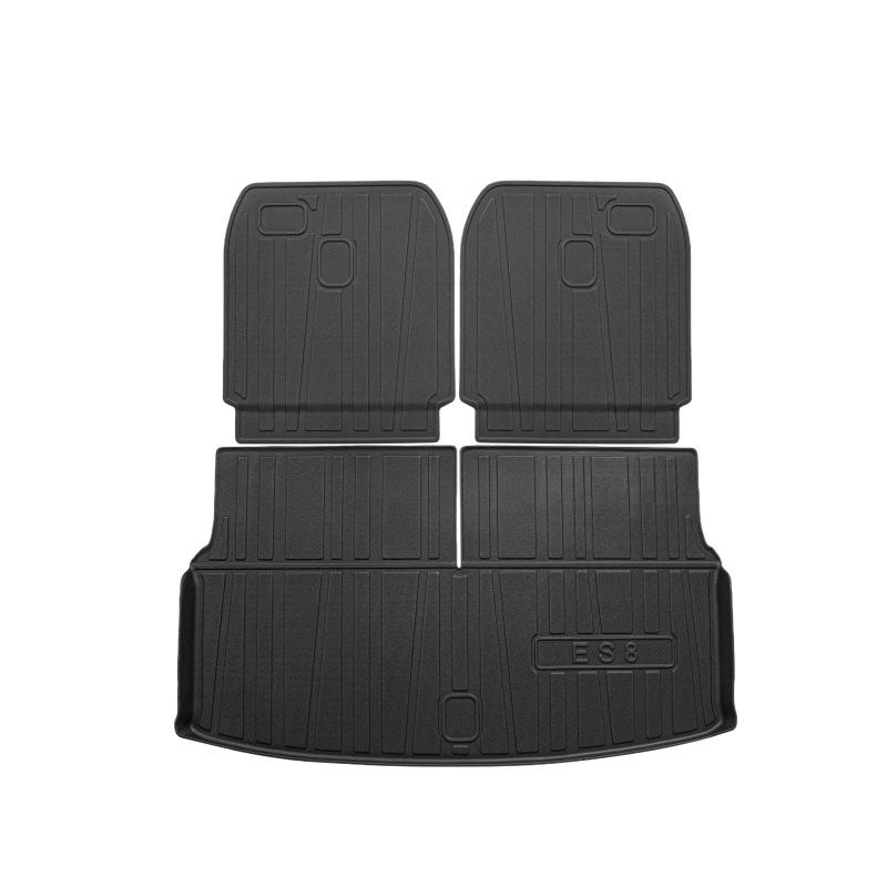 Compatible Nio ES8 Trunk Mat & Backrest Cushion - Anti-scratch, Wear-resistant Special TPE for 26 Models