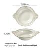Set de Veselă Ceramică în Stil European cu Relief: Farfurii de cină, Boluri de orez, Boluri de salată și Farfurii pentru friptură