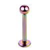 1Pc G23 Titanium Labret Lip Ring Tragus Cartilage Earring 16G Helix Ring Ear Stud Bar Rings Ear Piercing Body Jewelry