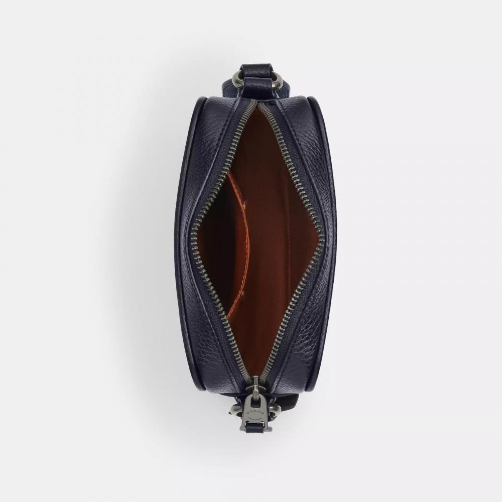 Coach Sullivan Crossbody Bag In Signature Canvas Gunmetal Charcoal Black