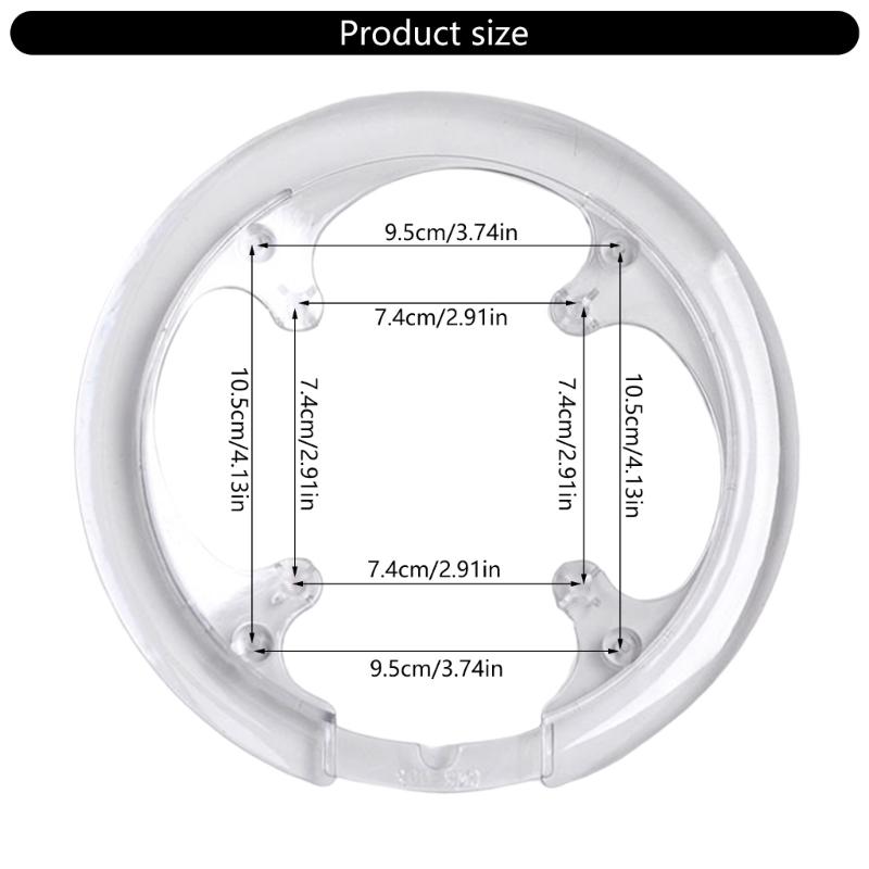 Quickly Install Bicycles Chainring Protectors Reinforced Bike Chainring Cover for Various Types of Bike