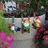 Goblin Gnome Resin Hanging Flower Pot Ornament for Garden or Balcony