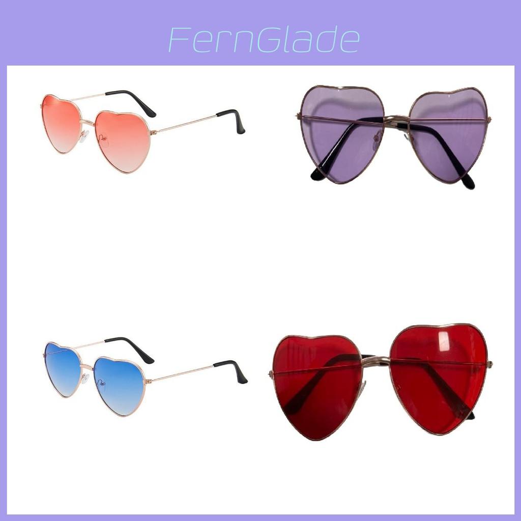 Heart-shaped Metal Sunglasses With Ocean Lenses For Women Fashionable And Unique