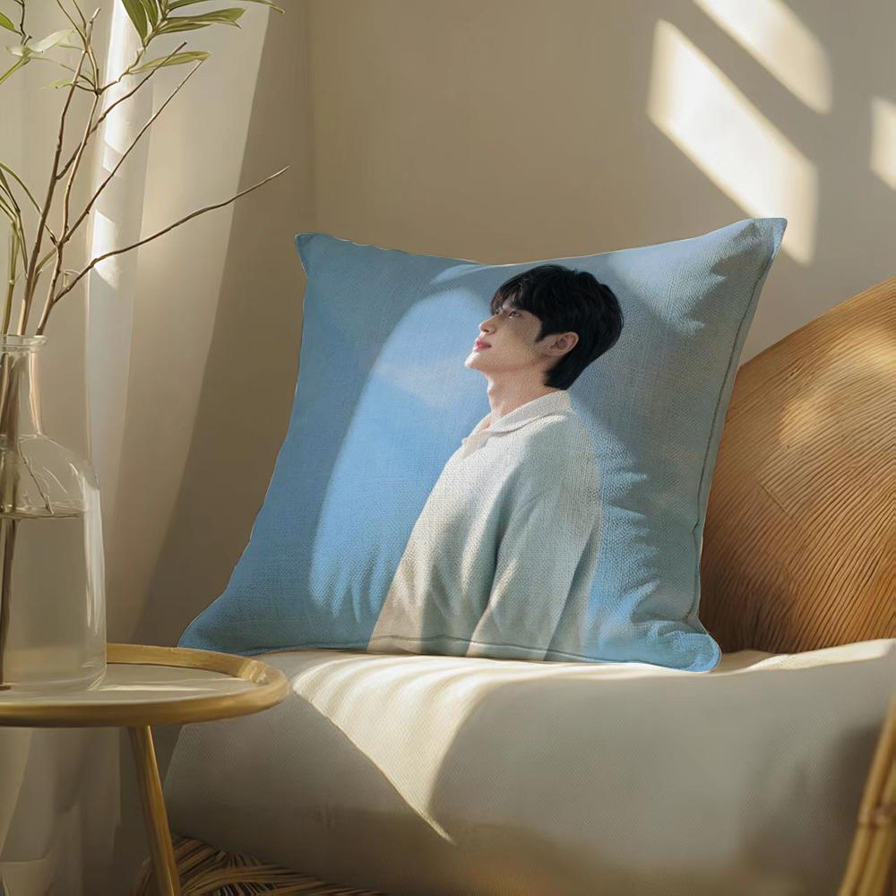 Byeonwoo-Seok Pillow Case Pillowcase, Double-Sided Printed, Sofa Cushion, Bedroom Headboard