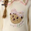 Teenie Weenie Kids Girl's Sweet Lapel Jacquard Pullover Sweater