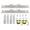 Wheel Alignment Tool Plate with Connection Sheet Heavy Duty Stainless Steel Toe Alignment Tool for