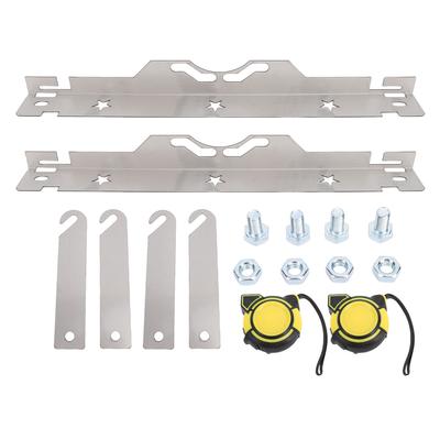 Wheel Alignment Tool Plate with Connection Sheet Heavy Duty Stainless Steel Toe Alignment Tool for
