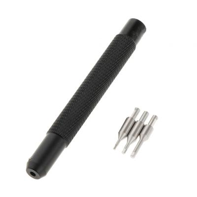 Herramienta de extracción de inserto de tubo de corona de reloj intercambiable de 4 pines Mango ergonómico para relojeros y mantenimiento de reparación de relojes