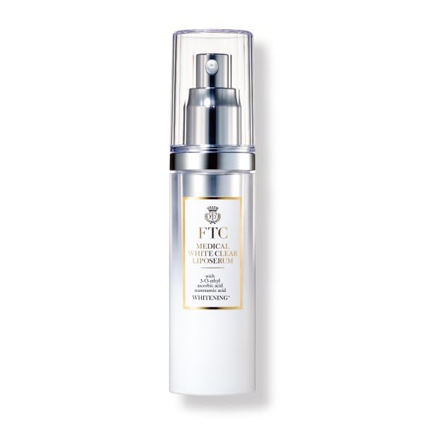 Tomoko Kimijima FTC Medical White Clear Lipo Serum Vitamin C Whitening Treatment Hyaluronic Acid Skin Care [Official] Alcohol-Free Anti-Blemish