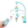Baby Rattles Crib Mobiles Toy Holder Rotating Mobile Bed Bell Musical Box Projection 0-12 Months