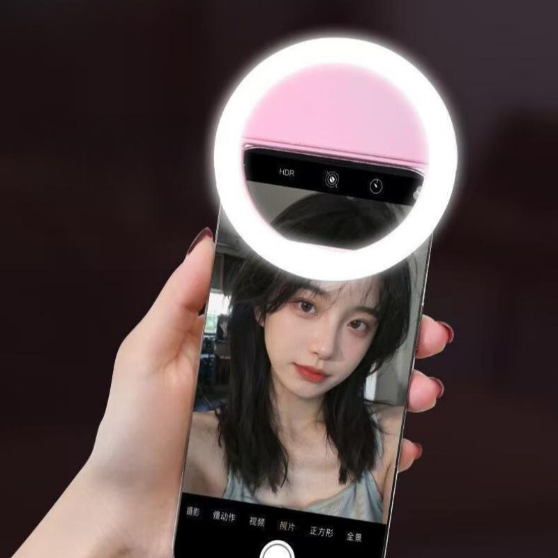 Portable Mobile Phone Clip Fill Light for Lighting Taking Photos Beautifying LED Mini Fill Light Night Light for Selfie Video