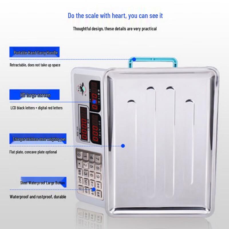 Jinmiao 30kg Commercial Electronic Bench Scale