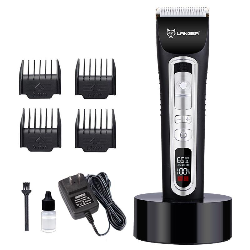 

Перезаряжаемая машинка для стрижки домашних животных - Электрический триммер для шерсти собак и кошек English Packaging