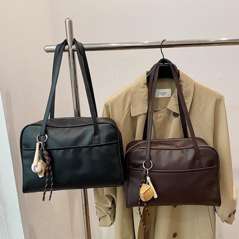 Vintage-Inspired Large Capacity Tote Bags Zipper Closure, Durable Edges, Stylish Shoulder & Crossbody Bags for Women, Fashion Accessories