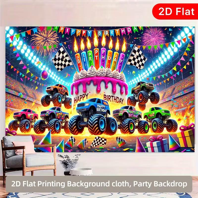 

2D Elegant Blue Watercolor Flower Backdrop, Blue Floral Art Banner for Home and Party Use 47.2x31.5inch/120*80cm