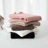 Kids Girls Solid Color Round Neck Long Sleeve Knit Pullover Bottoming Sweater
