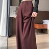 Women's High-Waisted Casual Wide-Leg Summer Shorts - Korean Style, Petite Fit, Trendy Hot Pants