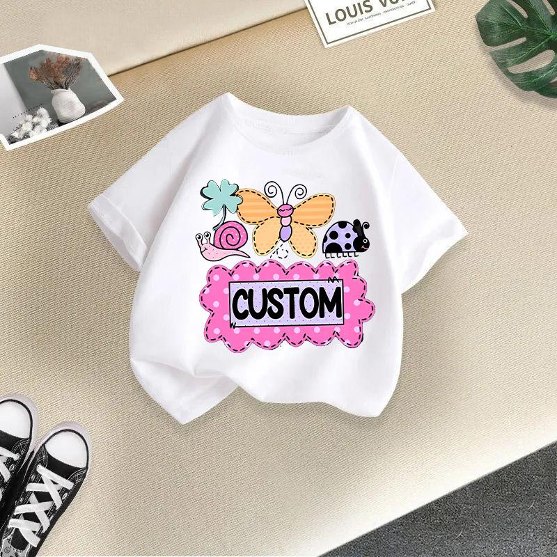 Children T-shirt 2-13Y Cute Cartoon Printed Kids 100% Cotton Clothes Tshirt Tops Tee Summer Kid T Shirt