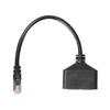 RJ45 Network Cable Splitter: 1-to-2/3/4 Port Ethernet Adapter and Extension Cable