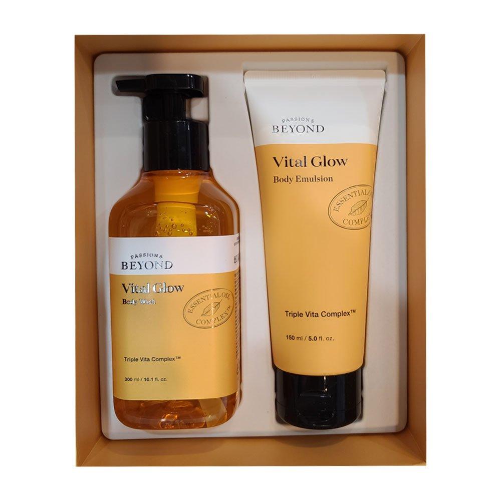 Beyond Vital Glow Body Basic Set (Body Wash 300ML + Body Emulsion 150ML)