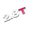 Car Trunk Tail Displacement Standard Decals 1.0 1.2 1.4 1.5 1.6 1.8 2.0 2.2 2.4 2.5 2.8 3.0 T Car Badge Emblem Styling Stickers