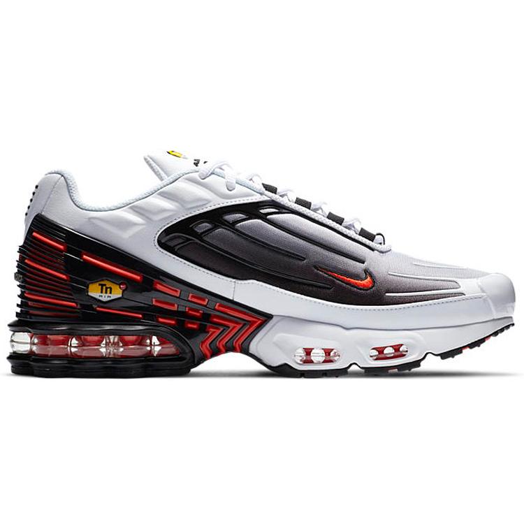 Nové Nike Air Max Plus 3 Bílé Černé Týmově oranžové