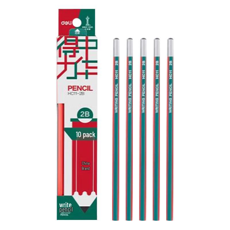 Deli 2B Wood Writing Pencils