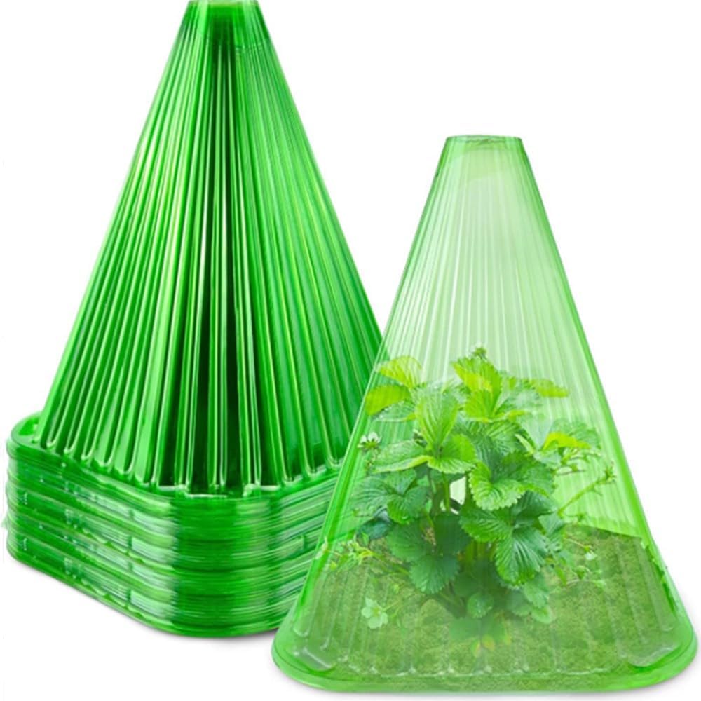 Plant Cloches Cover Reusable Snail Collar Vegetables Growth Box From Insects Bird Plant Protection Plastic Covers Garden Tools