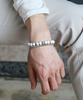 Aekki Matte Howlite Gemstone Bracelet