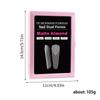 Dual Form Coffin Nail Tips 120pcs  Extension Reusable Mold For Quick and Easy Professional Manicure At Home