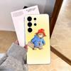Cute P-Paddington Bear Phone Case For Samsung S25,S24,S21,S22,S23,S30,Ultra,S20,Plus,Fe,Note,10,9,5G Transparent Cover