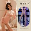 New Sexy Underwear Bunny Uniform Open Crotch Free Backless Temptation Tease Passion Suit