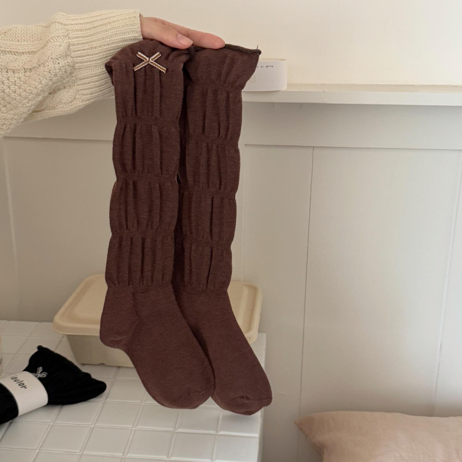 

Sweet Silk Wool Socks, Bow, Bubble, Sweet Girl, Pile Socks, Sock Girl 1 pair