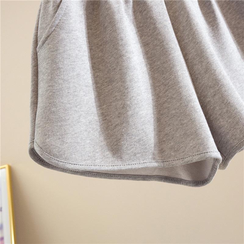 Women's High Waist Elastic A-Line Sport Shorts - Trendy Loose Fit Summer Casual Hot Pants