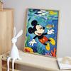 Disney diamond painting handmade diy mosaic Mickey Mouse underwater tropical fish cartoon character rhinestone kit home decoration gift