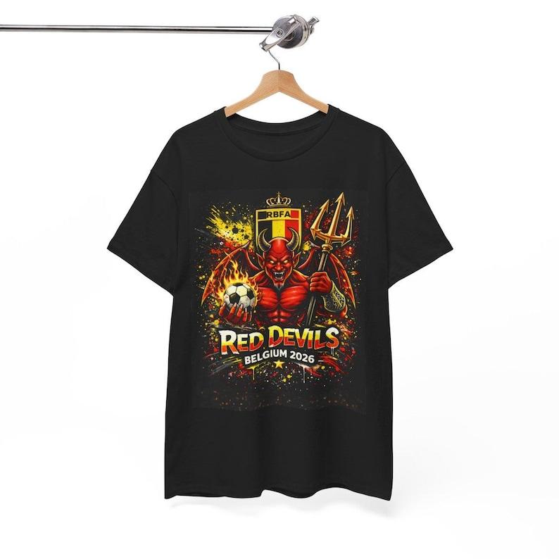 Belgium Red Devils Street Art Tee | World Cup 2026 Belgian Soccer Fan T-Shirt | Gift XL