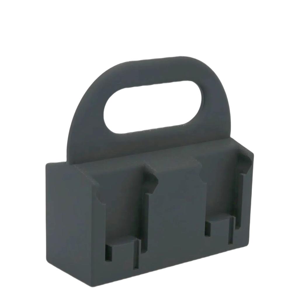 1pc Battery Holder For 14V 18V Batteries For Workbenches Garages Battery Storage Case Tools Parts Accessories