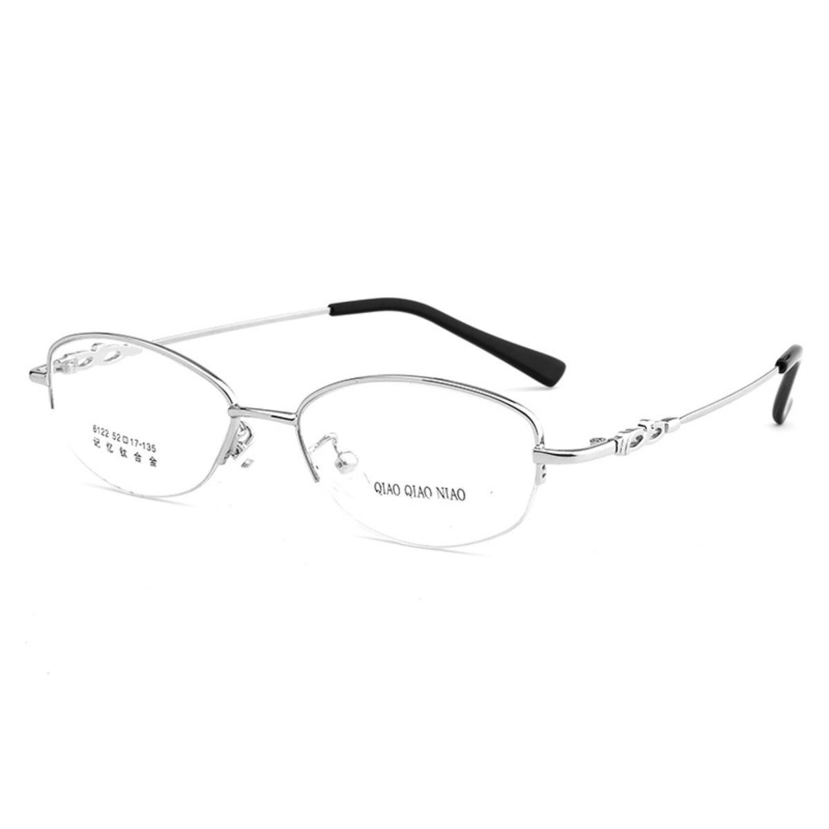 

1 pair of fashionable and personalized literary flat glasses for men and women серебряный