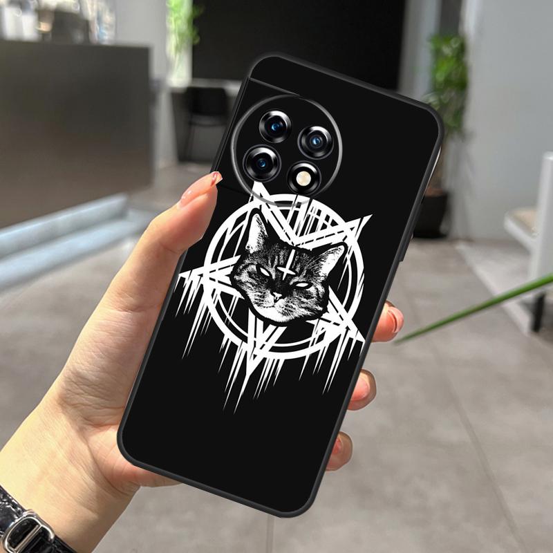 Moon Tarot Witch Cat Case For OnePlus Nord CE 5 2 3 4 Lite N20 N30 OnePlus 15 13 12 R 11 10 9 Pro 8T 10T 10R Cover